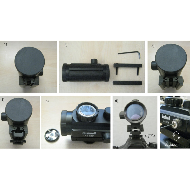 ASToptics Szukacz Red-Dot z adapterem na stopkę flesza (gorącą stopkę) do lustrzanek cyfrowych