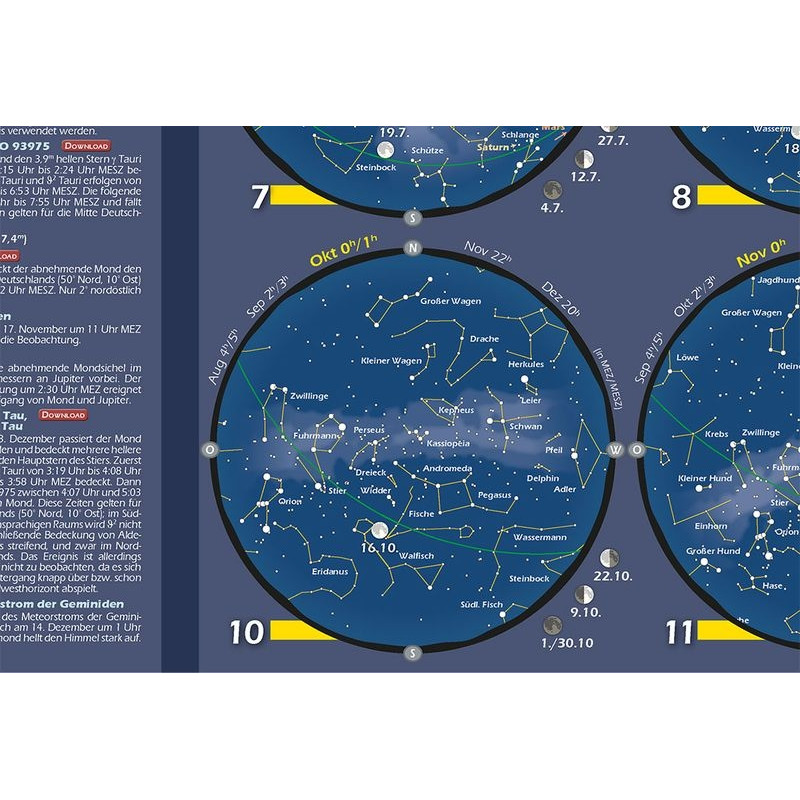 Astronomie-Verlag Plakaty Das Astronomische Jahr 2016