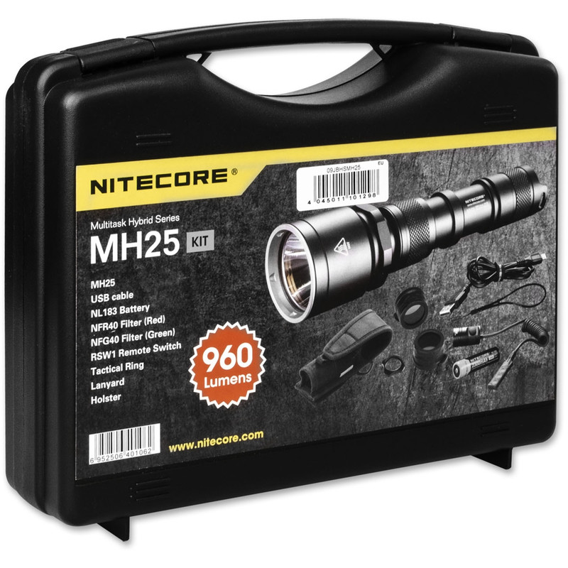 Nitecore Latarka kieszonkowa MH-25, zestaw myśliwski