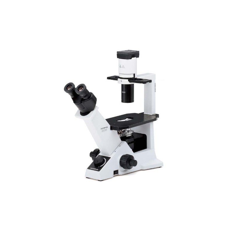 Evident Olympus Mikroskop odwrócony CKX31 pole jasne, Hal, bino, 40x, 100x, 200x, 400x