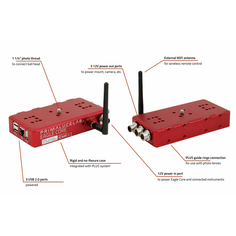 PrimaLuceLab EAGLE CORE Komputer do astrofotografii aparatem DSLR