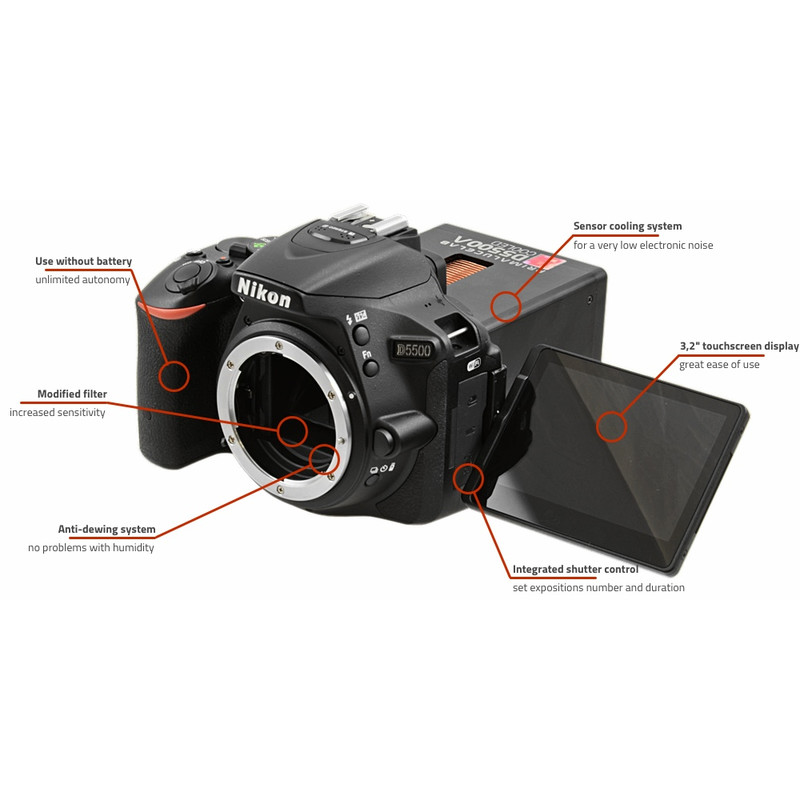 Nikon Aparat fotograficzny DSLR D5500a cooled