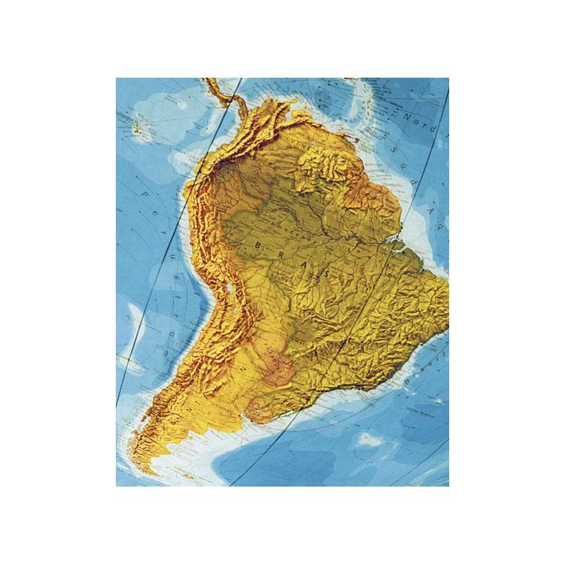 Columbus Globus na podstawie Duo Mosiądz 40 cm (Francuski)