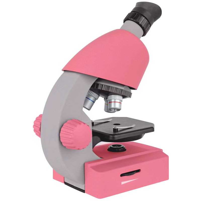 Bresser Junior Mikroskop JUNIOR 40x-640x, rózowi