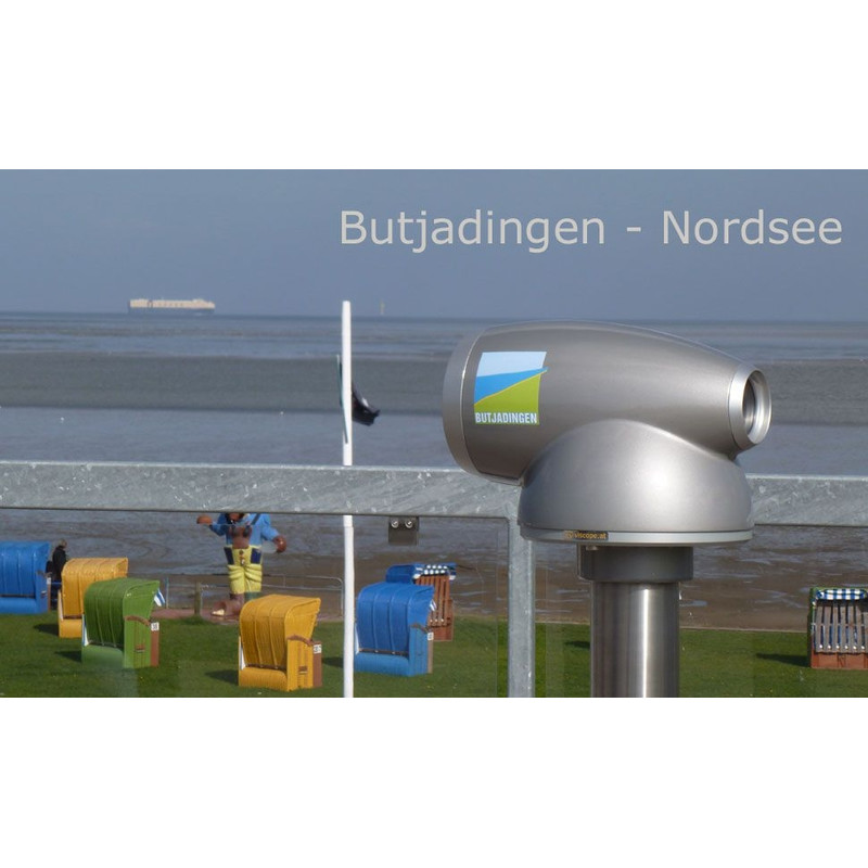 Teleskop idee-Concept Fernrohr Anbringung Ihres Logos