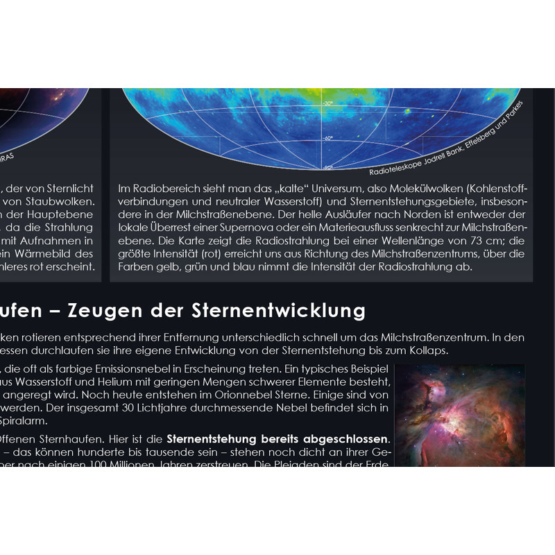 Astronomie-Verlag Plakaty Unsere Milchstraße