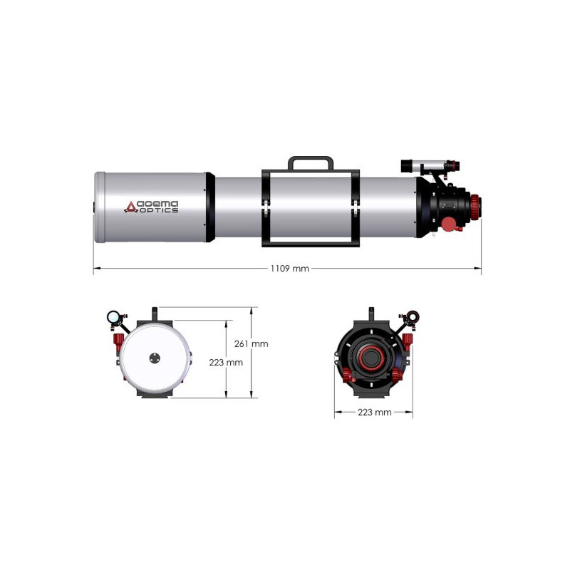 Agema Optics Refraktor apochromatyczny  AP 150/1200 SD 150 F8 OTA