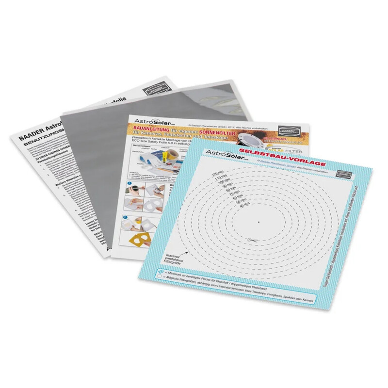 Baader Folia filtrująca AstroSolar® ECO-size Safety, OD 5,0, 140 x 155 mm