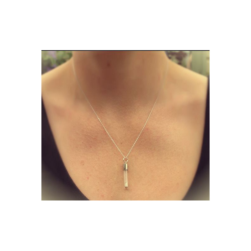 Jurassic Jewellery Meteoryty Biżuteria jurajska Łańcuszek z pyłem księżycowym (fiolka)