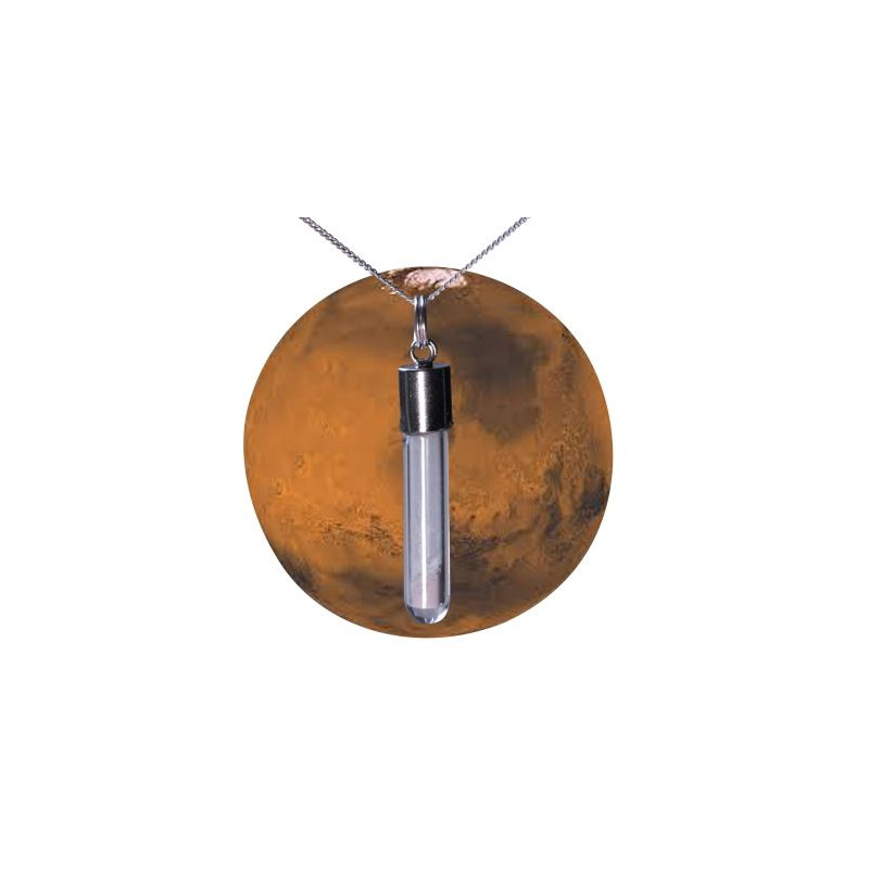 Jurassic Jewellery Meteoryty Biżuteria jurajska Łańcuszek z pyłem marsjańskim (fiolka)