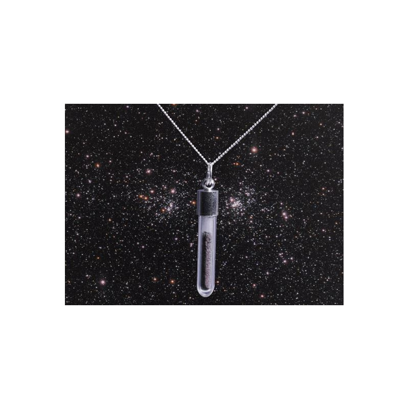 Jurassic Jewellery Meteoryty Biżuteria jurajska Łańcuszek z pyłem meteorytowym (fiolka)
