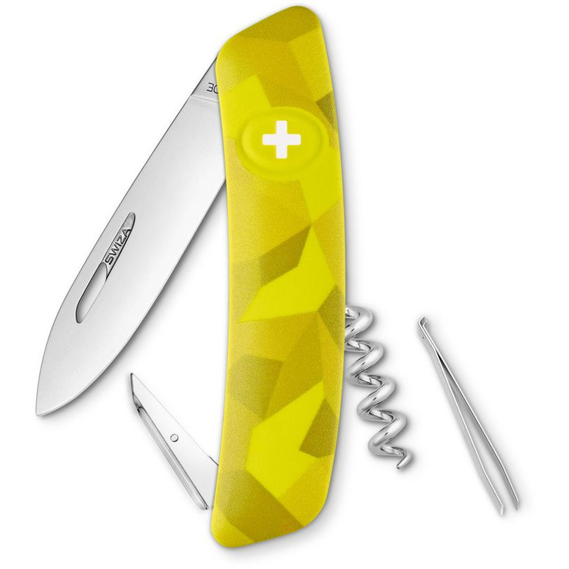 SWIZA Noże Szwajcarski scyzoryk kieszonkowy C01 VELOR miejski maskujący mech