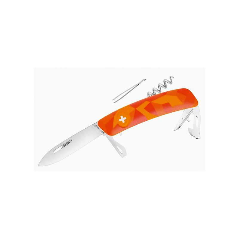 SWIZA Noże Szwajcarski scyzoryk kieszonkowy C03 LUCEO miejski maskujący pomarańczowy