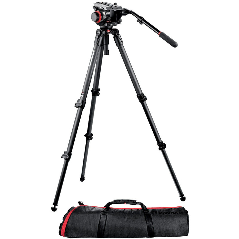 Manfrotto 504HD,535K z głowicą uchylną wideo i poziomicą