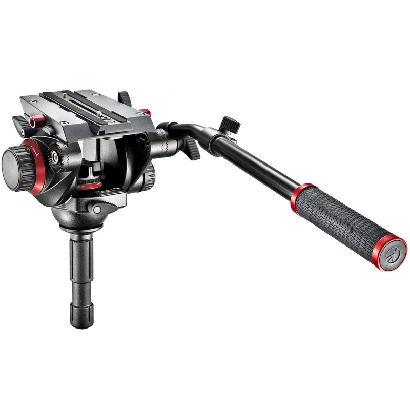 Manfrotto 504HD,535K z głowicą uchylną wideo i poziomicą