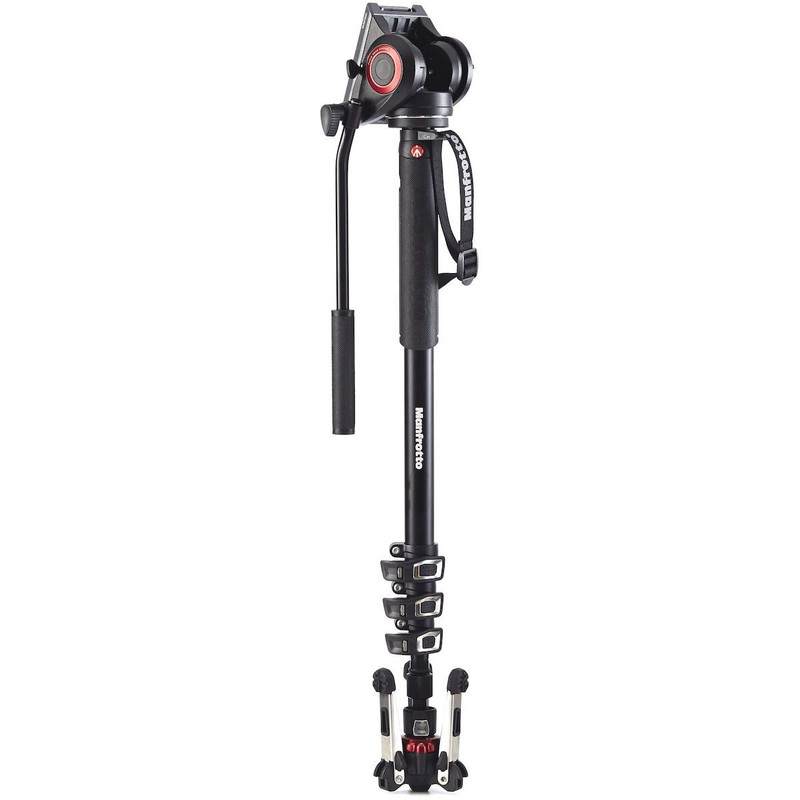 Manfrotto Statyw aluminiowy monopod MVMXPRO500 z olejową głowicą uchylną