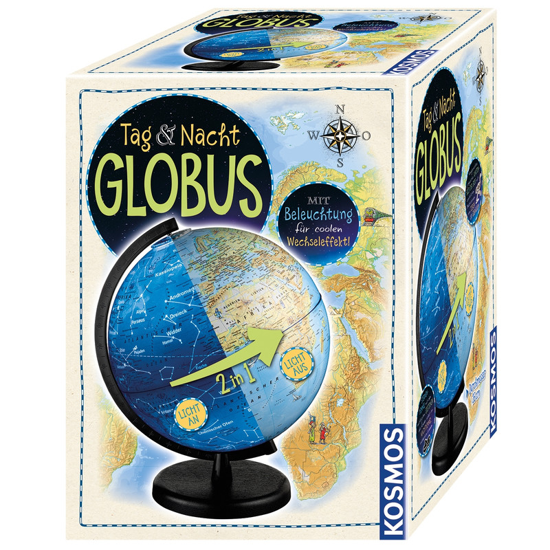 Kosmos Verlag Globusy dla dzieci Tag und Nacht Globus 26cm