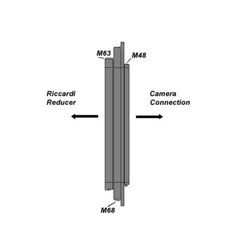 TS Optics Adapter z M68 i M63 na M48 - adapter łącznikowy Riccardi