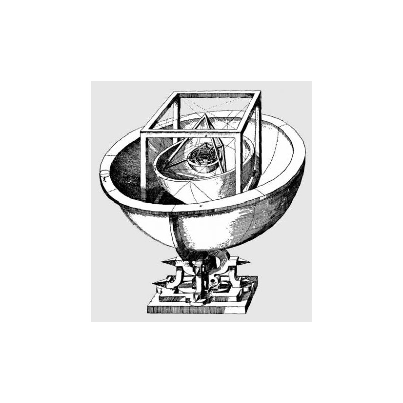 AstroMedia Szklana Tajemnica Kosmograficzna Keplera (Mysterium Cosmographicum)