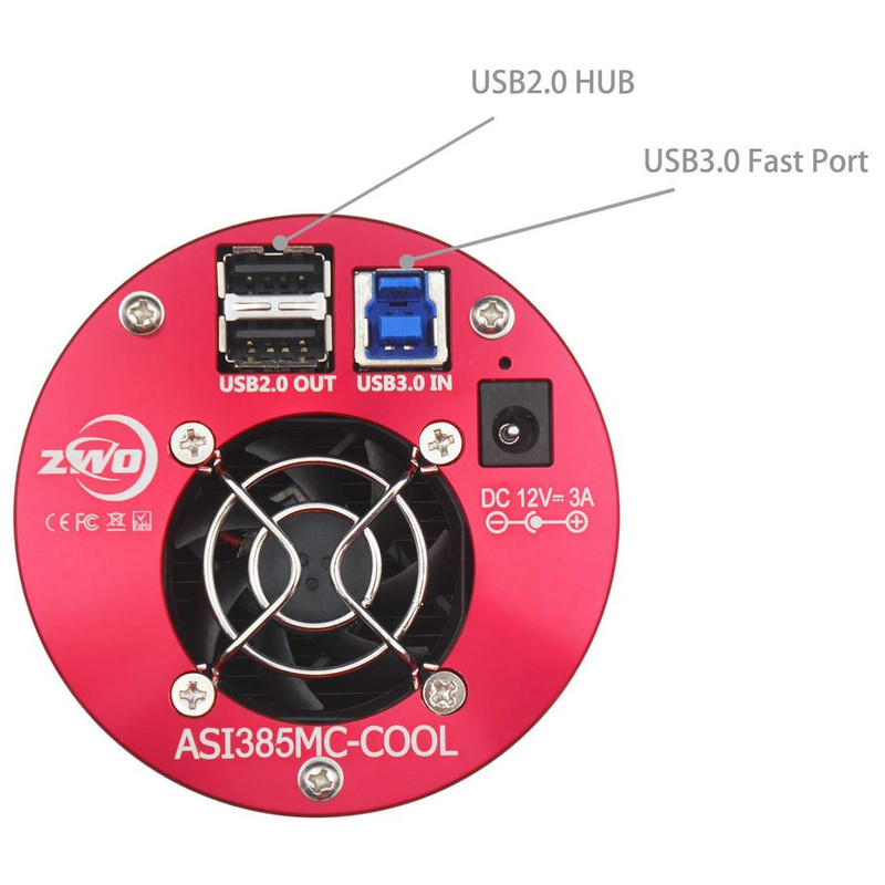 ZWO Aparat fotograficzny ASI 385 MC-Cool Color