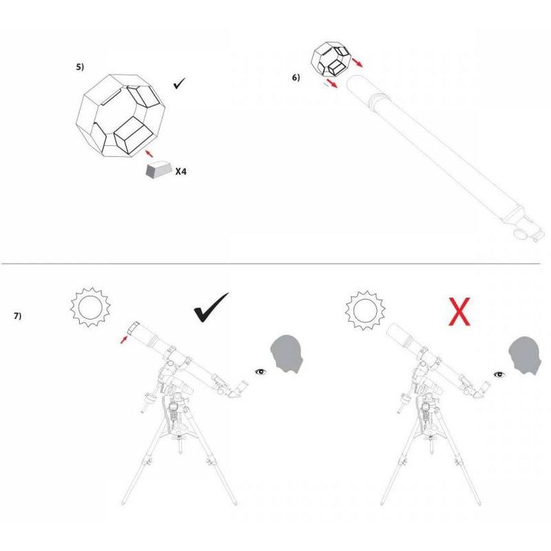 Explore Scientific Filtry słoneczne Filtr słoneczny Sun Catcher do SC 229-254 mm (9"-10")