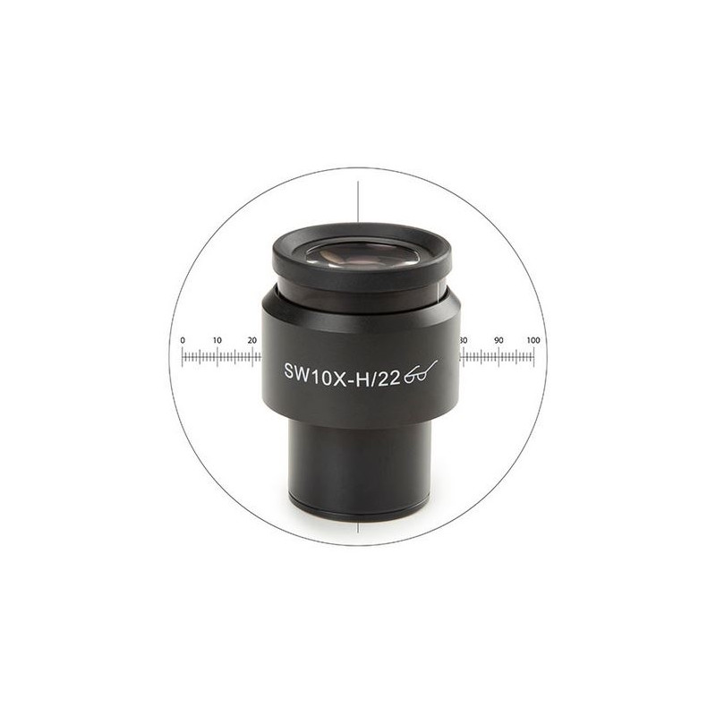 Euromex Okular pomiarowy 10x/22 mm, mikrometr, krzyż nitek, śr. 30 mm, DX.6210-CM (Delphi-X)