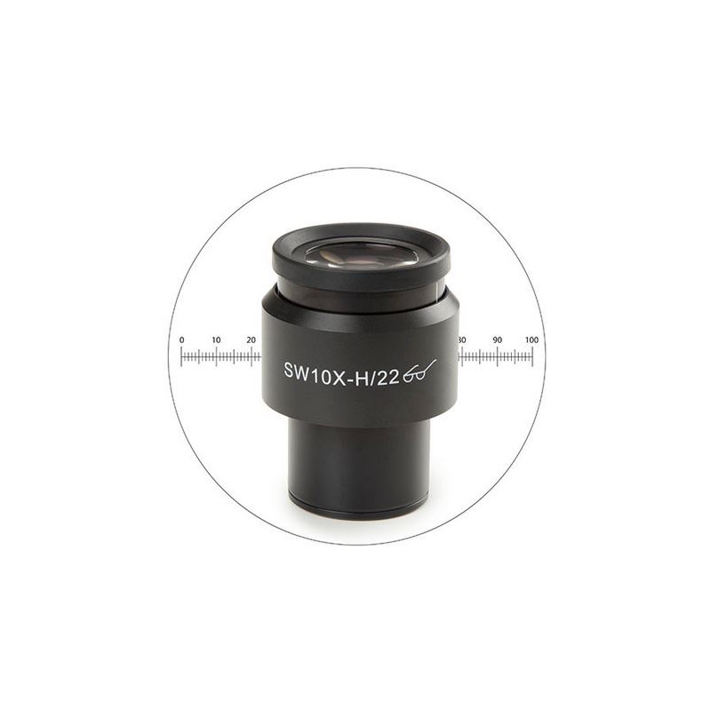 Euromex Okular pomiarowy 10x/22 mm, mikrometr, śr. 30 mm, DX.6210-M (Delphi-X)
