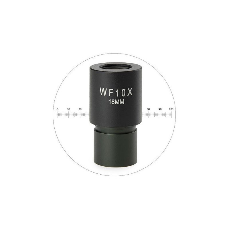 Euromex Okular pomiarowy WF 10x/18 mm mikrometr, MB.6010-M (MicroBlue)