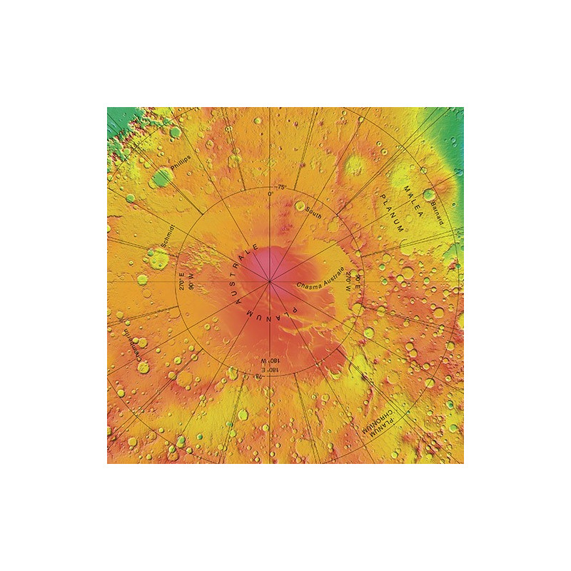 Sky-Publishing Globus Mars, topograficzny, 30 cm