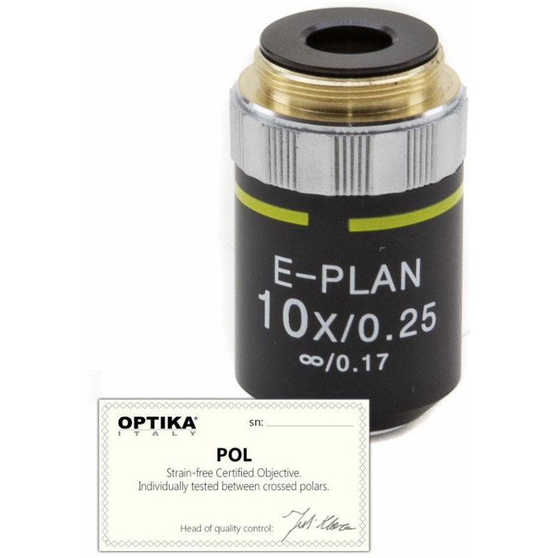 Optika Obiektyw 10x/0.25, nieskończoność, N-plan, POL, (B-383POL), M-145P