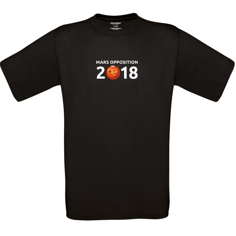 T-Shirt Mars Opposition 2018 - Rozmiar L czarny