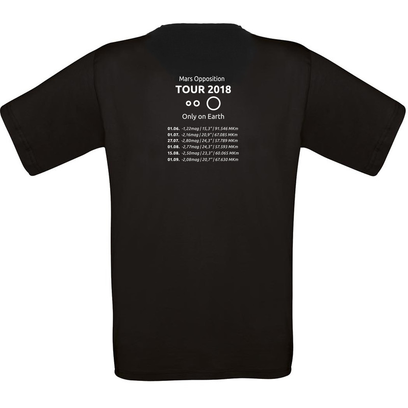 T-Shirt Mars Opposition 2018 - Rozmiar XL czarny