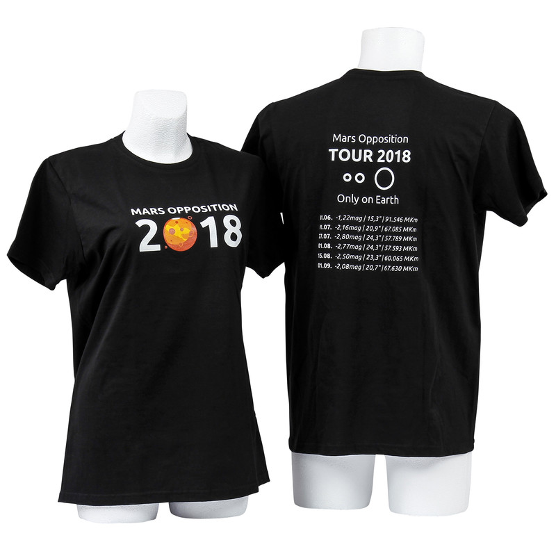 T-Shirt Mars Opposition 2018 - Rozmiar L czarny