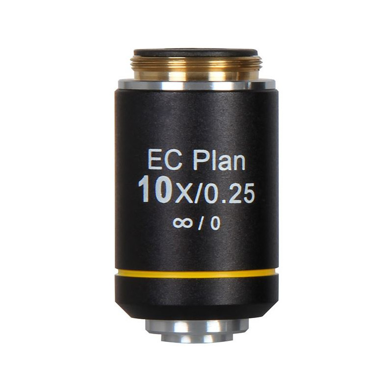 Motic Obiektyw EC PL, CCIS, plan, achro, NGC, 10x/0.25 odległość robocza 4,45 mm (BA-310 Elite)