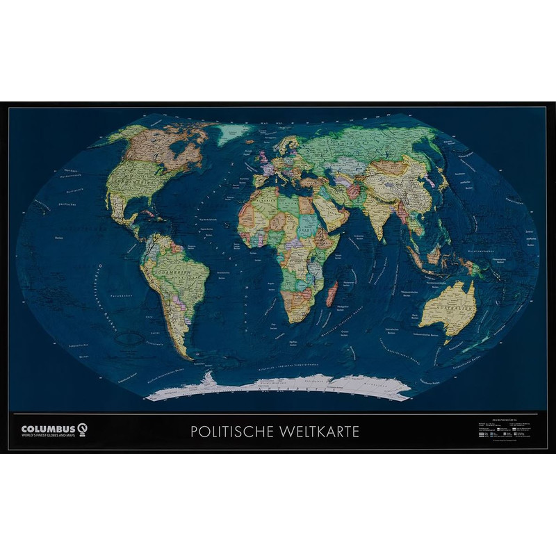 Columbus Mapa świata Satellit zgodna z OID (średnia)