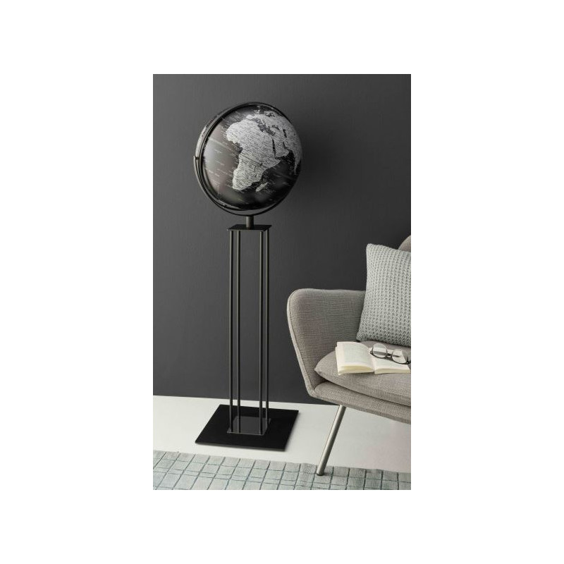 TROIKA Globus na podstawie Worldtrophy Matt Black 42,5cm