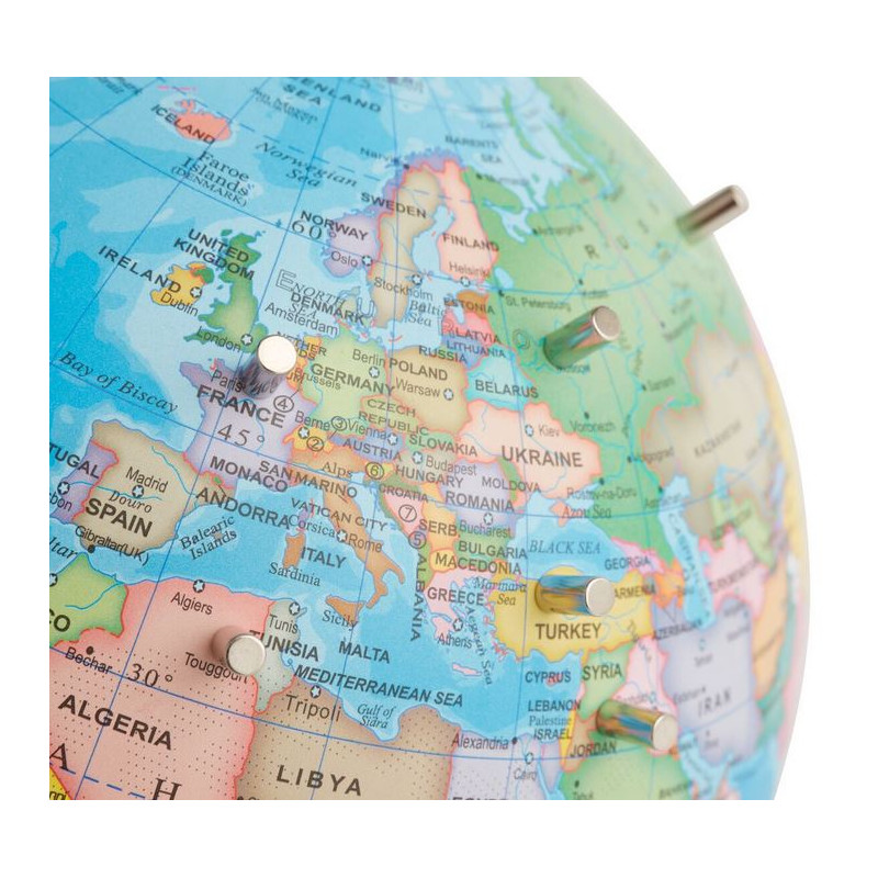 TROIKA Globus emform globe Magnet Political incl. 10 magnets 23cm