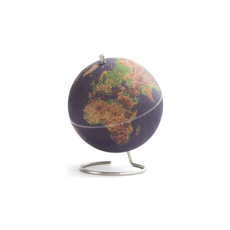 suck UK Mini-Globus Coloured Cork globe 15cm for pinning