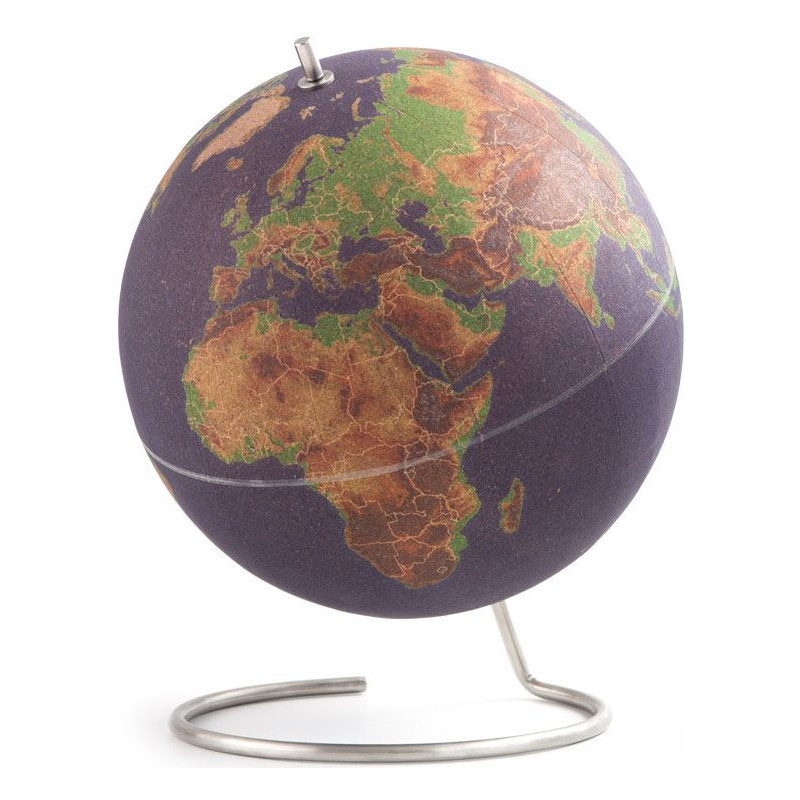 suck UK Globus Coloured cork globe 25cm for pinning