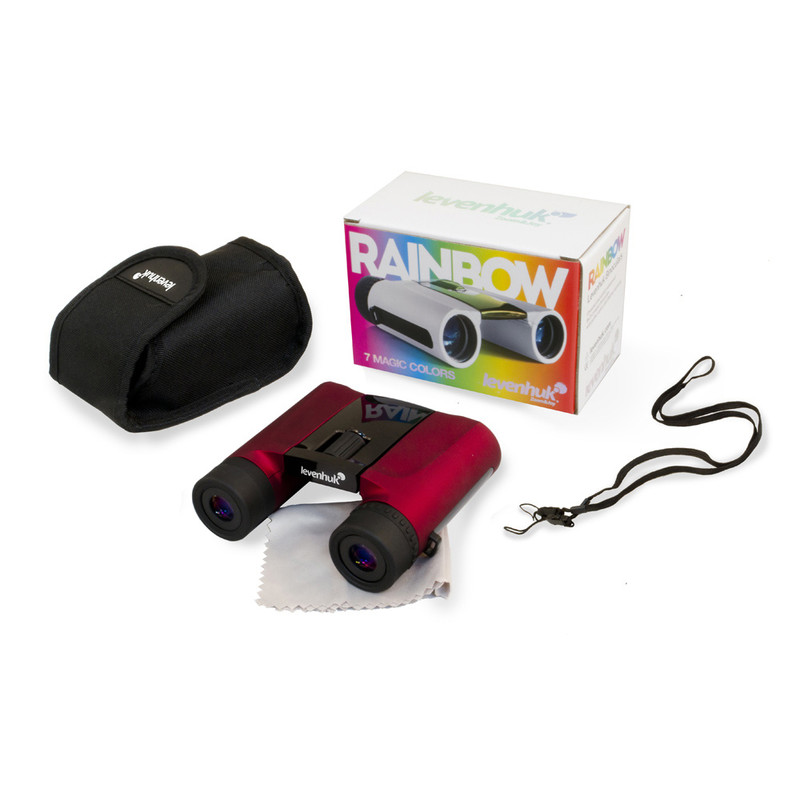 Levenhuk Lornetka Rainbow 8x25 Red Berry
