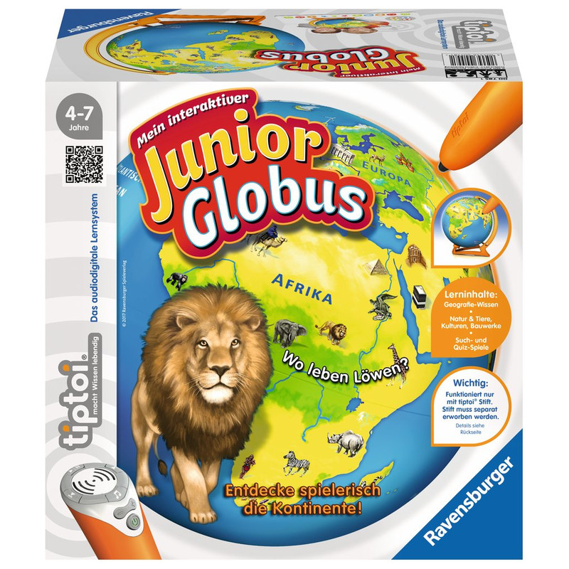 tiptoi Globusy dla dzieci Interactive globe Junior 23cm