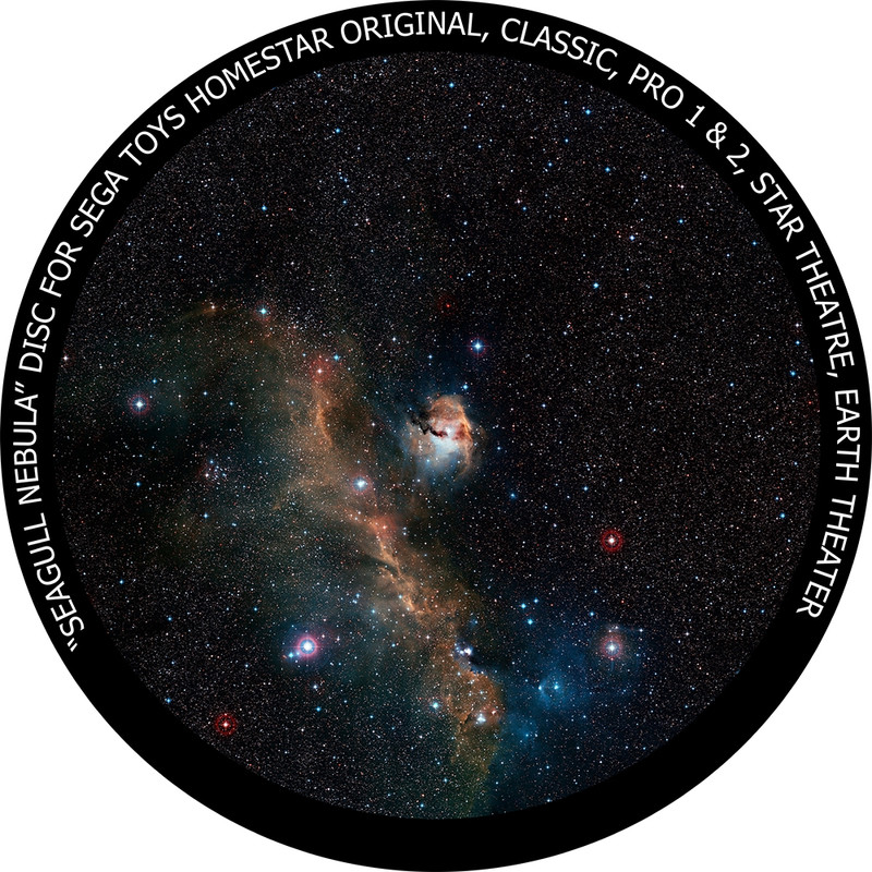 Redmark Wkładka do planetarium domowego Sega Homestar z mgławicą "Mewa".