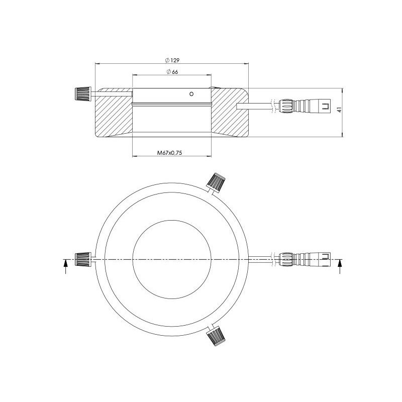 StarLight Opto-Electronics RL12-18s NW, Natura (4000 K), Ø 66 mm
