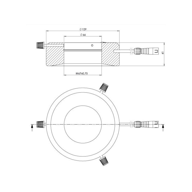 StarLight Opto-Electronics RL12-18s-S4 G, zielony (528 nm), Ø 66 mm