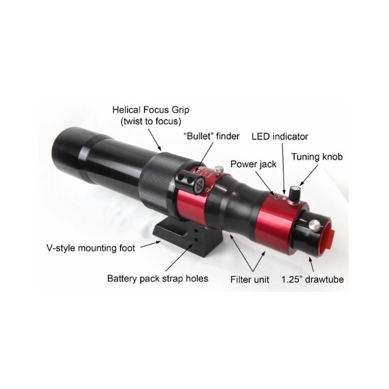 DayStar Teleskop do obserwacji słońca ST 60/930 SolarScout SS60-ds H-Alpha OTA Set