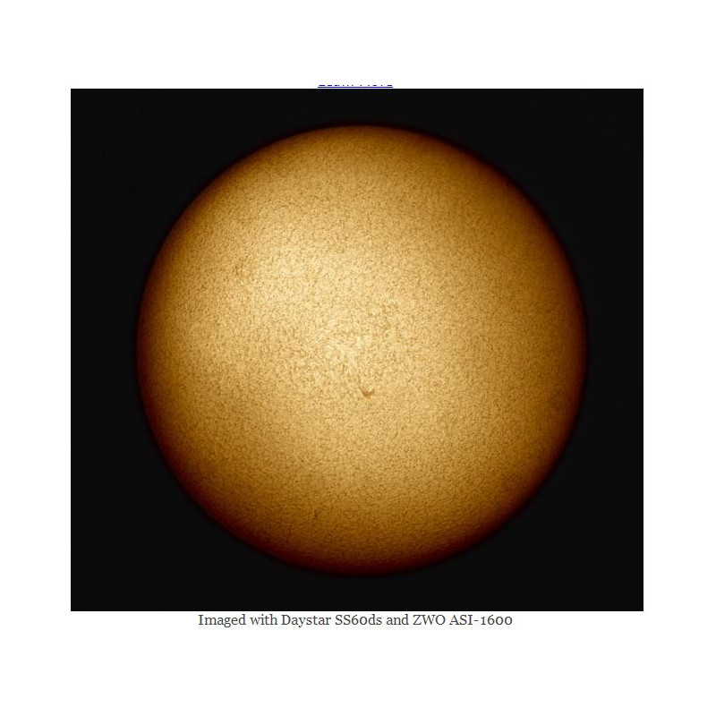 DayStar Teleskop do obserwacji słońca ST 60/930 SolarScout SS60-ds H-Alpha OTA Set