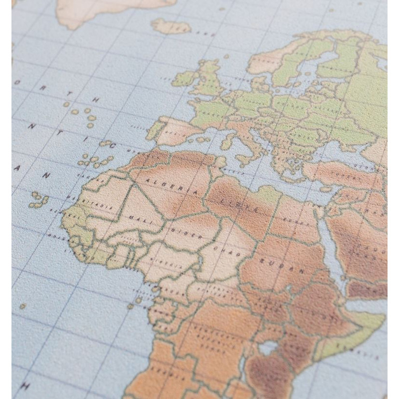 Miss Wood Mapa Woody Akwarela Fizyczna XL