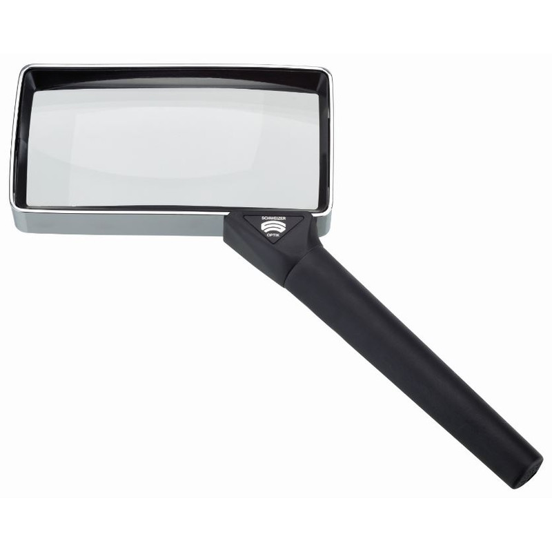 Schweizer Lupa ręczna Basic-Line Classic, 4D/2x/100x50mm, obustronnie wypukła