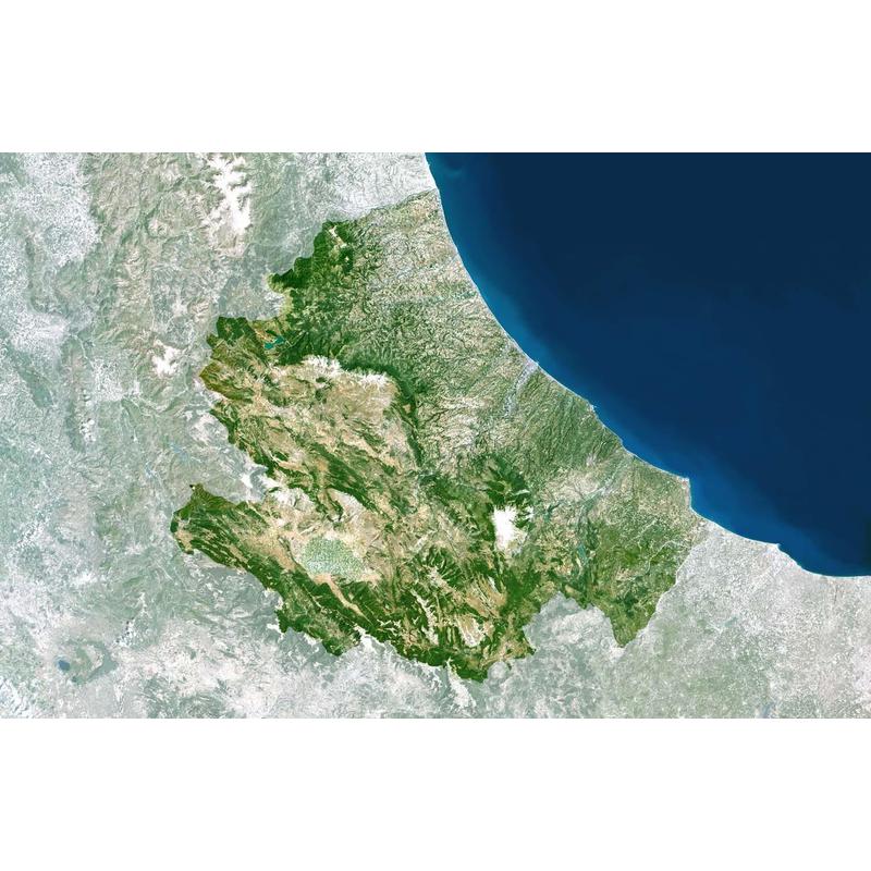 Planet Observer Mapa regionalna - Region Abruzzo