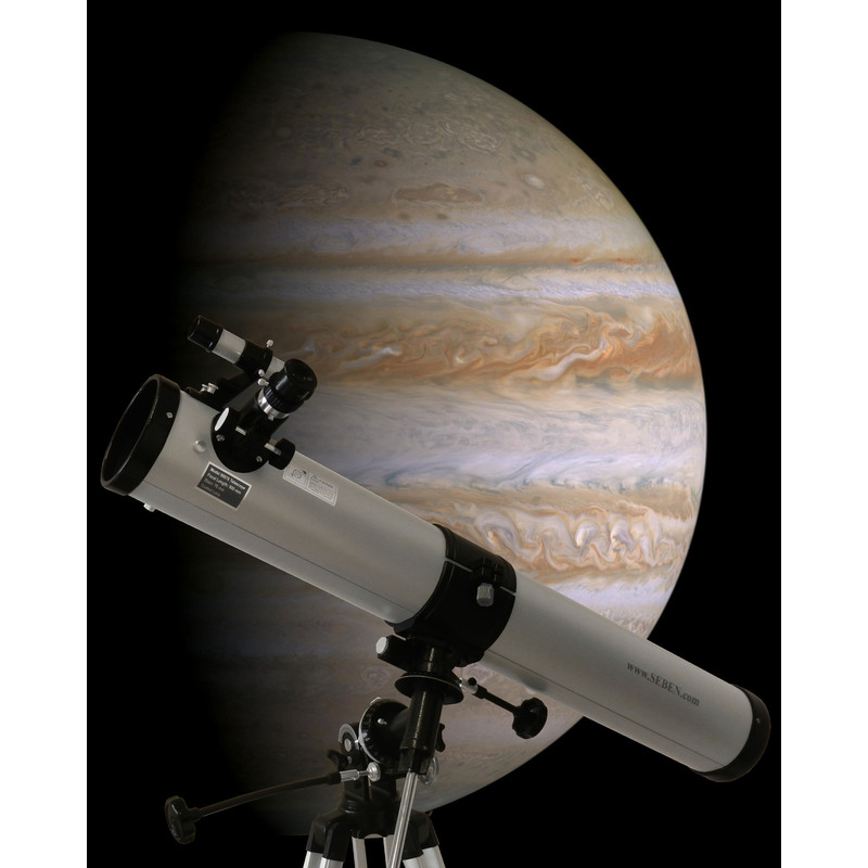 Seben Teleskop zwierciadłowy reflektor 76/900 EQ2 luneta astronomia